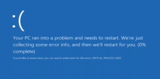 How to Fix Windows 10 CRITICAL_PROCESS_DIED Errors