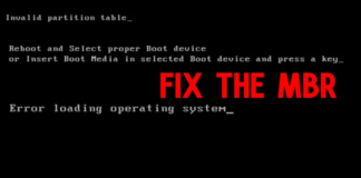 Fix the MBR – Guide for Windows XP, Vista, 7, 8, 8.1, 10