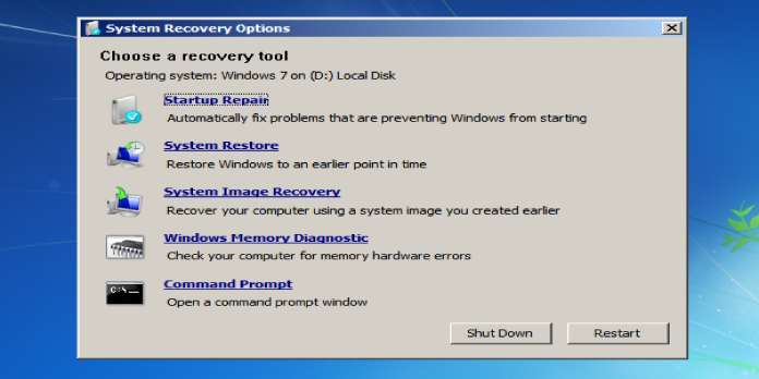 System Recovery Options: Guide for Windows Vista, 7, 8, 8.1 and 10