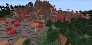 A Minecraft player has discovered the world's tiniest mushroom biome