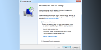 No System Restore points: Fix for Windows XP, Vista, 7, 8, 10