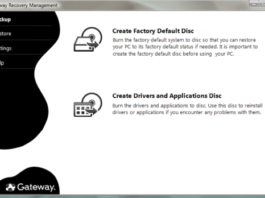 Gateway Recovery Disk: Guide for Windows XP, Vista, 7, 8