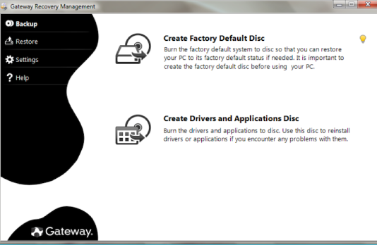 Gateway Recovery Disk: Guide for Windows XP, Vista, 7, 8