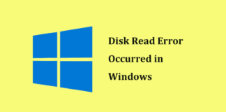 A disk read error occurred: Fix for Windows XP, Vista, 7, 8