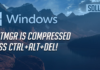 BOOTMGR is compressed: Press Ctrl+Alt+Del to restart