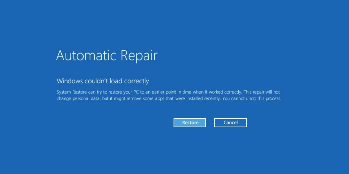Windows couldn’t load correctly: Fix for Windows 8, 8.1, 10
