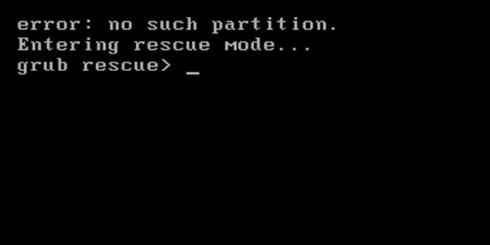Error: no such partition. Grub rescue Fix for Windows XP, Vista, 7