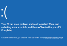 0x0000003b (SYSTEM SERVICE EXCEPTION) – Fix for Windows