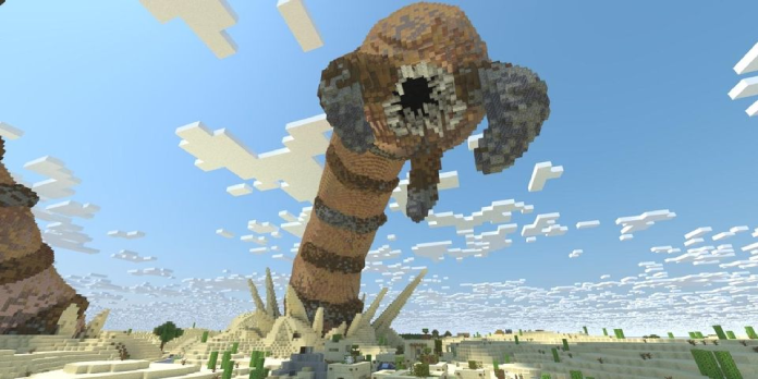 The Minecraft Sand Worm will make you never want to go to the desert again