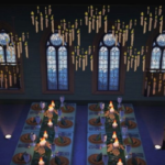 ACNH Player Recreates the Great Hall of Hogwarts, Complete with Floating Candles