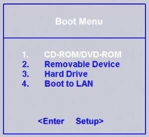 How to open Boot Device menu