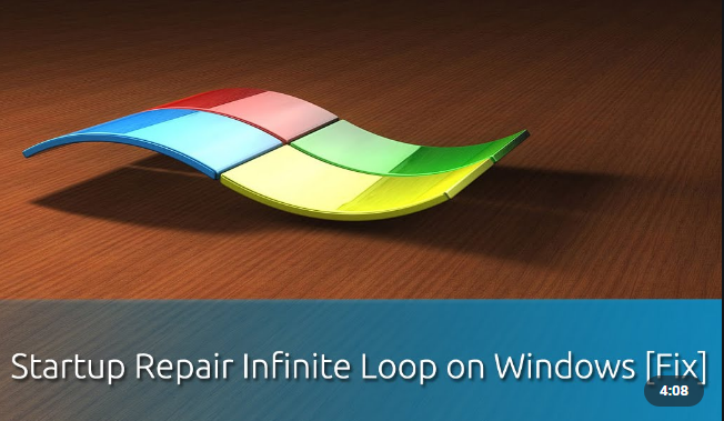 Startup Repair Infinite Loop: Fix for Windows Vista, 7, 8, 8.1