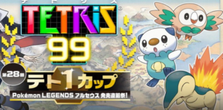 Tetris 99 will host a Pokémon Legends: Arceus event