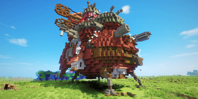 Howl's Moving Castle Is Recreated in Minecraft