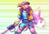 Neon CyberLink Is Born from Cyberpunk 2077 and Zelda Crossover Fanart