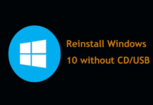 How to Reinstall Windows 10 Without CD