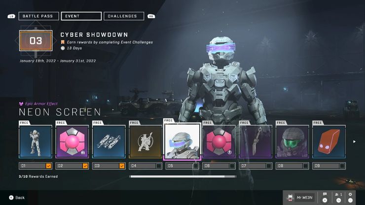 Halo Infinite's off-center cyberpunk visor