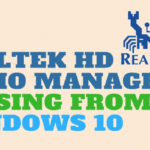 Realtek Hd Audio Manager Is Missing