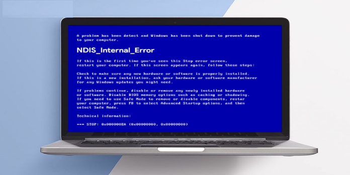 How to: Fix Ndis Internal Error Error in Windows 10
