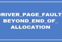 Driver Page Fault Beyond End of Allocation Error