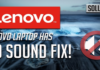 How to: Fix: Lenovo Laptop Sound Not Working in Windows 10