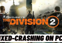 Division 2 Keeps Crashing on Pc?