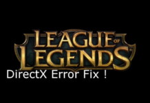 How to: Fix League of Legends Directx Errors