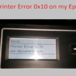 How to: Fix Printer Error 0x10