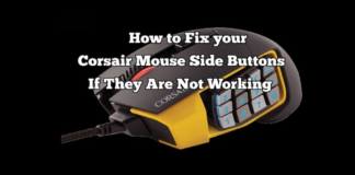 Corsair Mouse Side Buttons Not Working