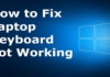 How to: Fix Laptop Keyboard Not Working