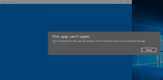 How to: Fix Trial Period for This App Has Expired in Windows 10