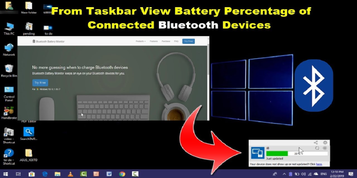 Windows 10 Now Displays the Battery Level of Bluetooth Devices
