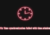 How to: Fix Time Synchronization Failed With Time.windows.com