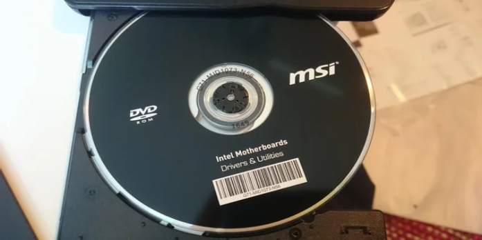MSI Driver CD Not Working in Windows 10