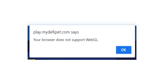 Your Browser Does Not Support WebGL