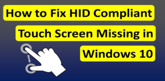 How Do I Reinstall the HID-compliant Touch Screen Driver?