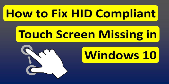 How Do I Reinstall the HID-compliant Touch Screen Driver?