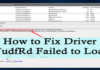 How to: Fix Driver Wudfrd Failed to Load Error 219 in Windows 10