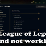 How to: Fix League of Legends Sound Not Working