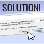 How to: Fix the Presentation Cannot Be Opened