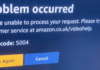 Amazon Error Code 5004
