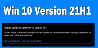 How to Install the Windows 10 V21h1 Update