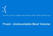 How to: Fix: Unmountable Boot Volume Error in Windows 10