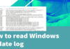 How to: Find the Windows Update Log in Windows 10