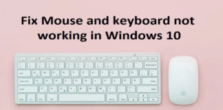 Keyboard and Mouse Not Working After Windows 10 Update