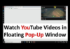 How to: Make Youtube Video Pop Out