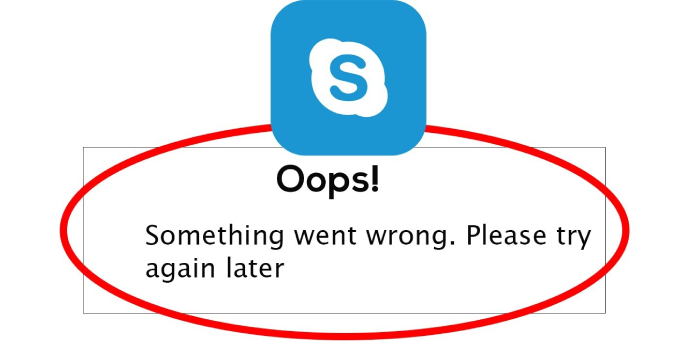 How to: Fix Oops, We Have Detected an Issue on Skype