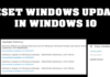 How to: Use the Windows Update Reset Script in Windows 10