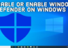 What’s Windows Defender Summary and How to Disable It?