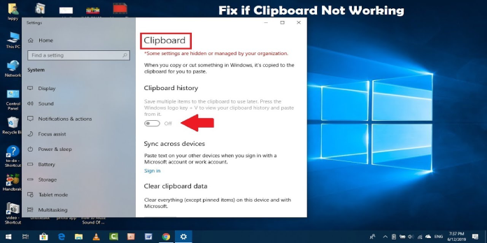 How to: Fix Windows 10 Clipboard History Is Not Working
